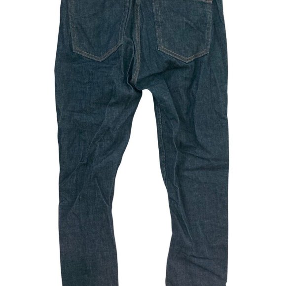 Everlane Authentic Stretch High Rise Skinny Jeans Ankle Size 27, Dark Blue - Picture 2 of 3